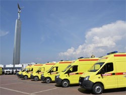 Самарская область получила еще 12 реанимобилей