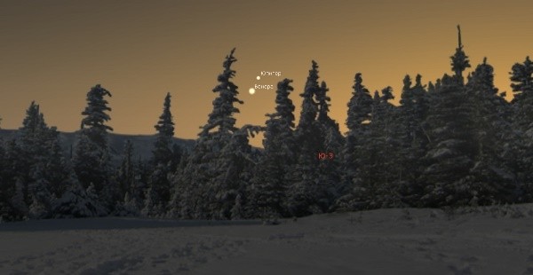 (фото) Уникальное астрономическое явление можно увидеть рано утром в воскресенье в Самарской области