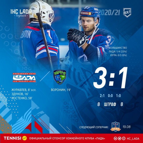 «Лада» обыграла «Югру» на турнире Дроздецкого «Лада» обыграла «Югру» на турнире Дроздецкого