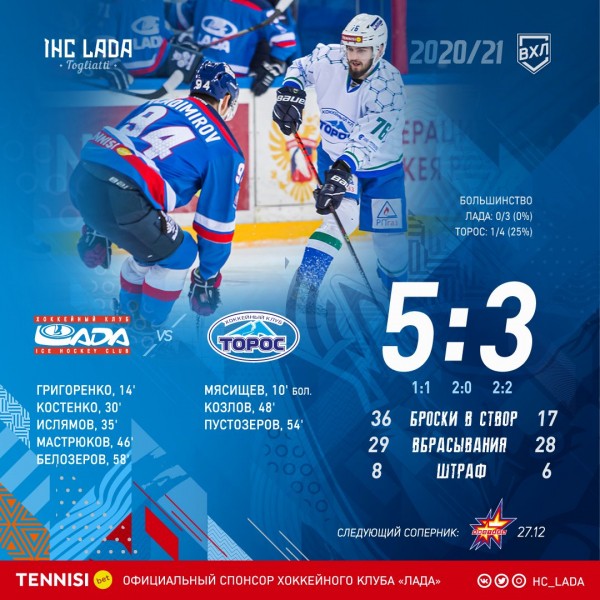 «Лада» победила «Торос» «Лада» победила «Торос»