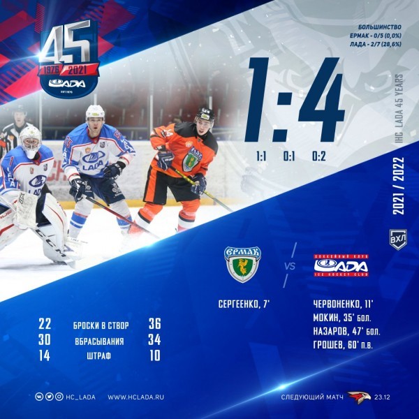 Хоккейный клуб Лада
Тольятти
Хоккейный клуб Лада
Тольятти