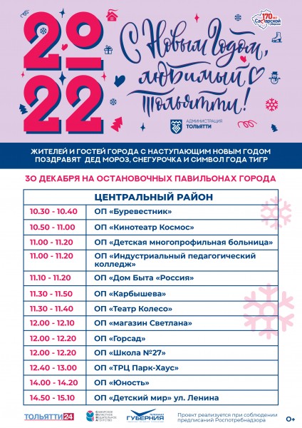 С Новым годом, любимый Тольятти!