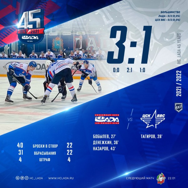 
Хоккейный клуб Лада
Тольятти
