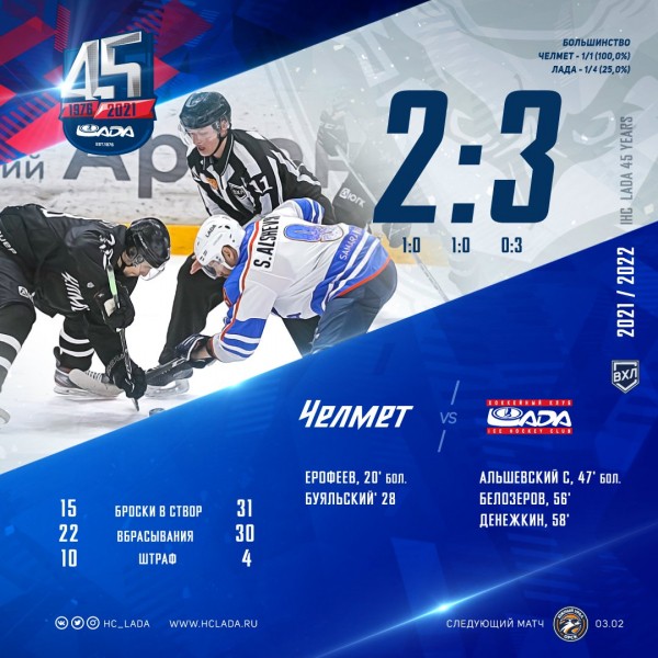 Хоккейный клуб Лада
Тольятти
Хоккейный клуб Лада
Тольятти